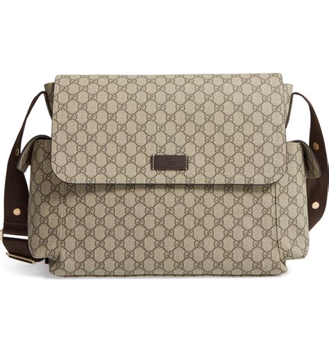 messenger gucci diaper bag|authentic gucci diaper bag tote.